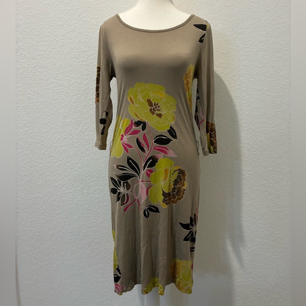 Old Navy | Beige and Pink Cotton Dress